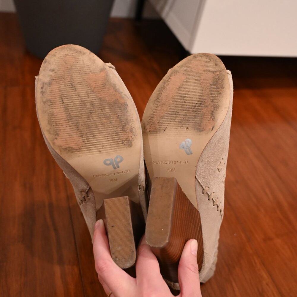 Marc Fisher Genesa Toe Open Booties Size 10 | Size 10 - Picture 14 of 16